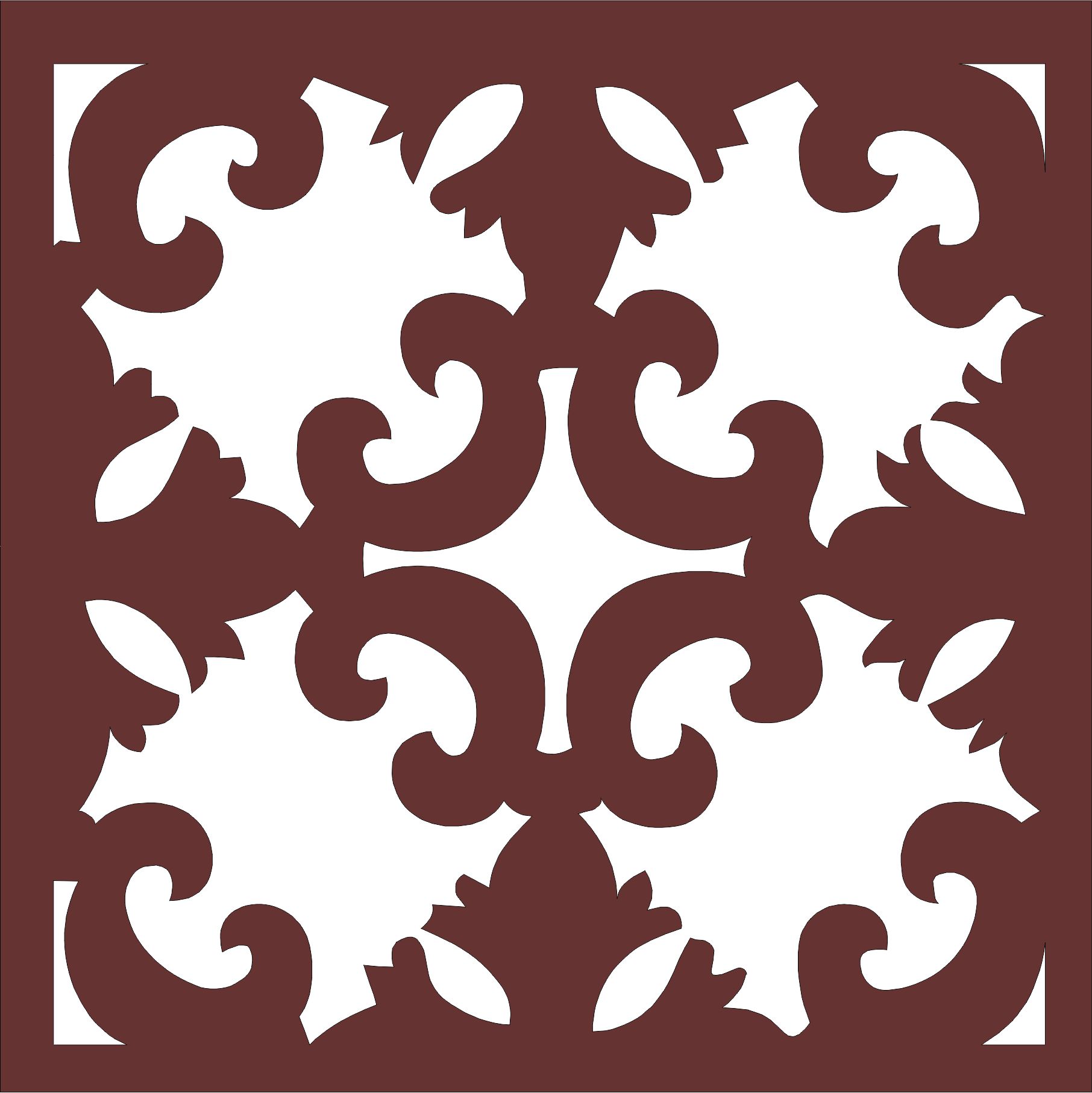 Window Jali Seamless Screen For Laser Cut Free Vector File