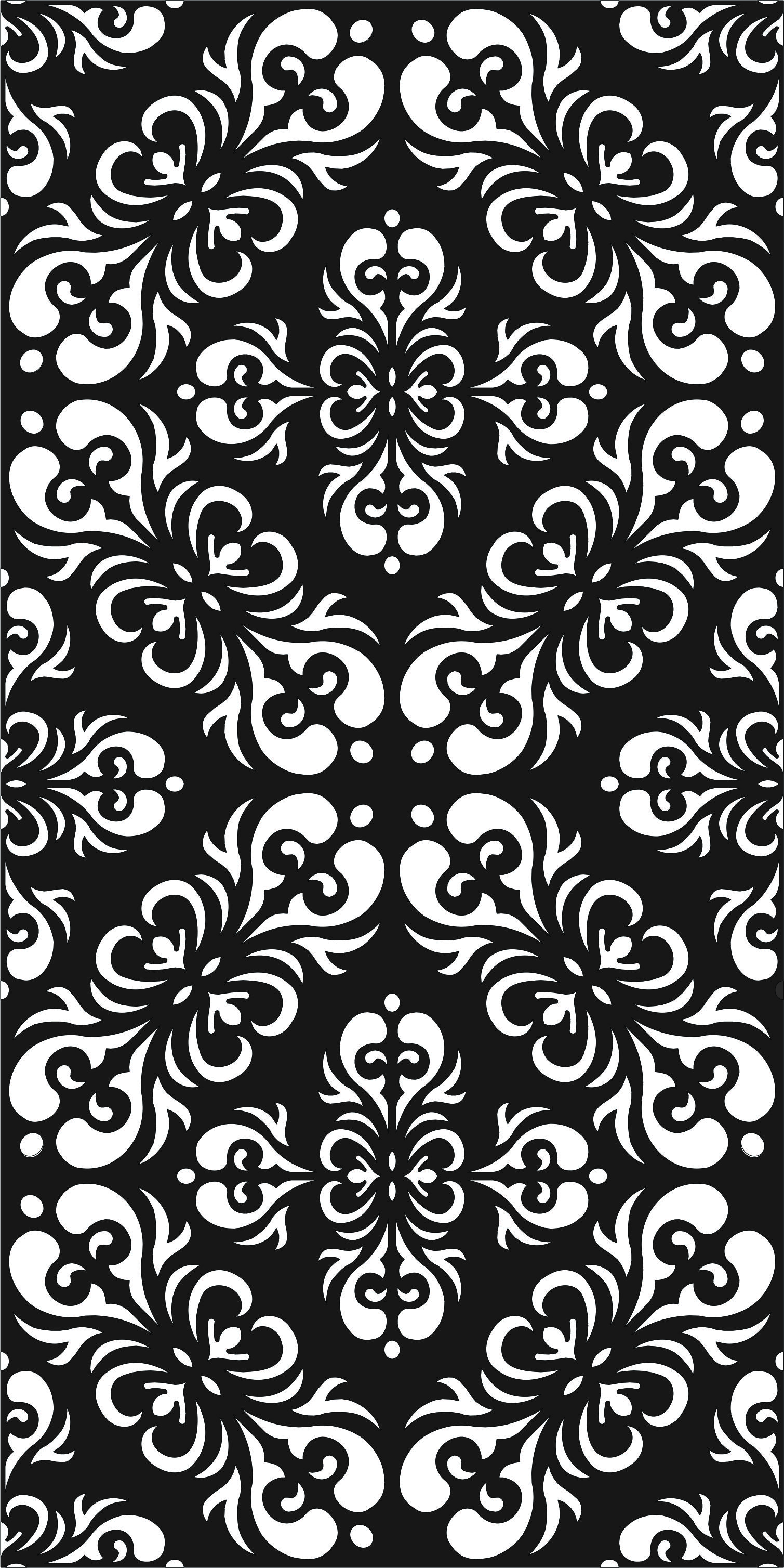 Window Lattice Seamless Screen Panel For Laser Cut Free Vector File