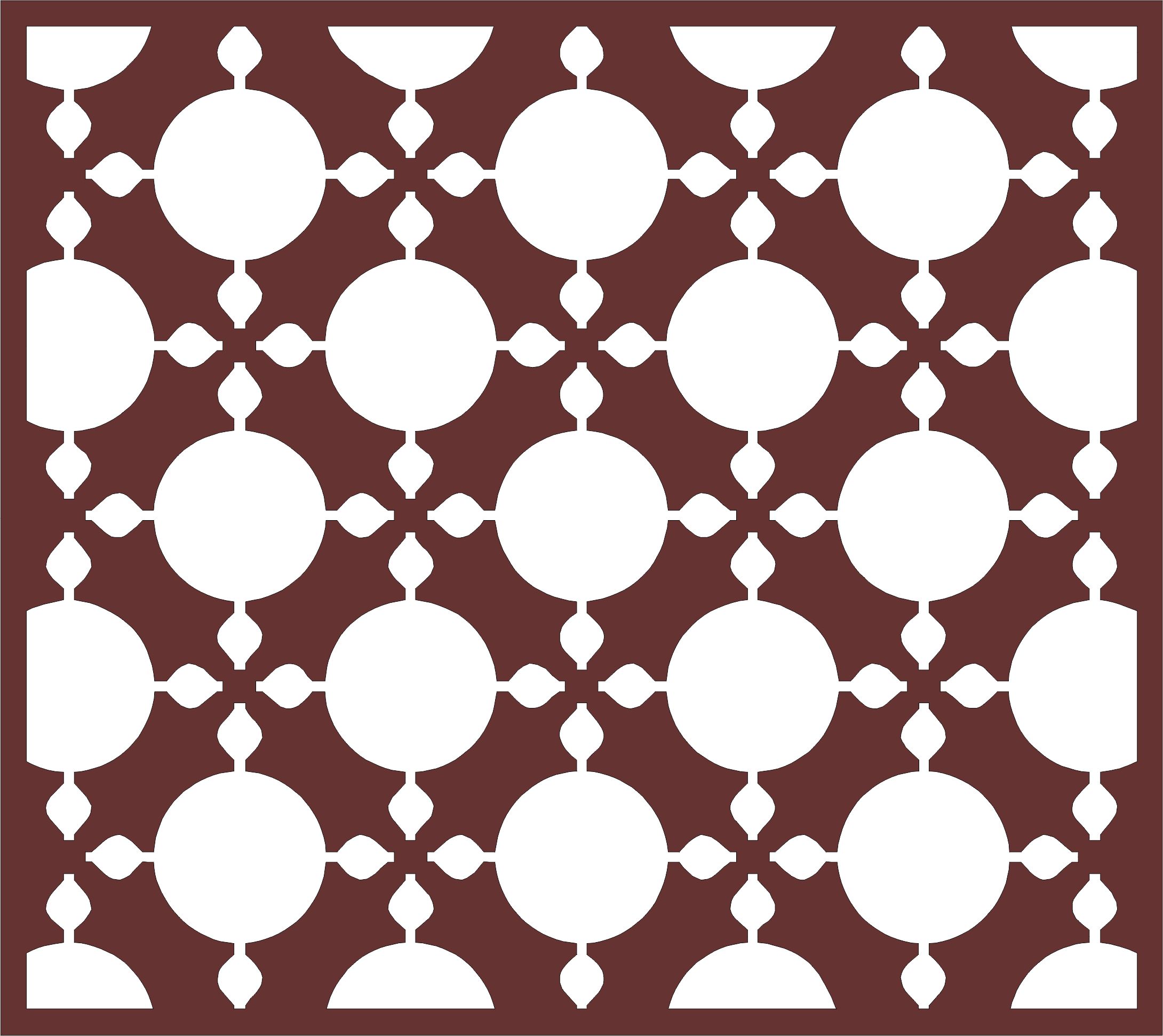Window Screen Jali Seamless Separator For Laser Cut Free Vector File
