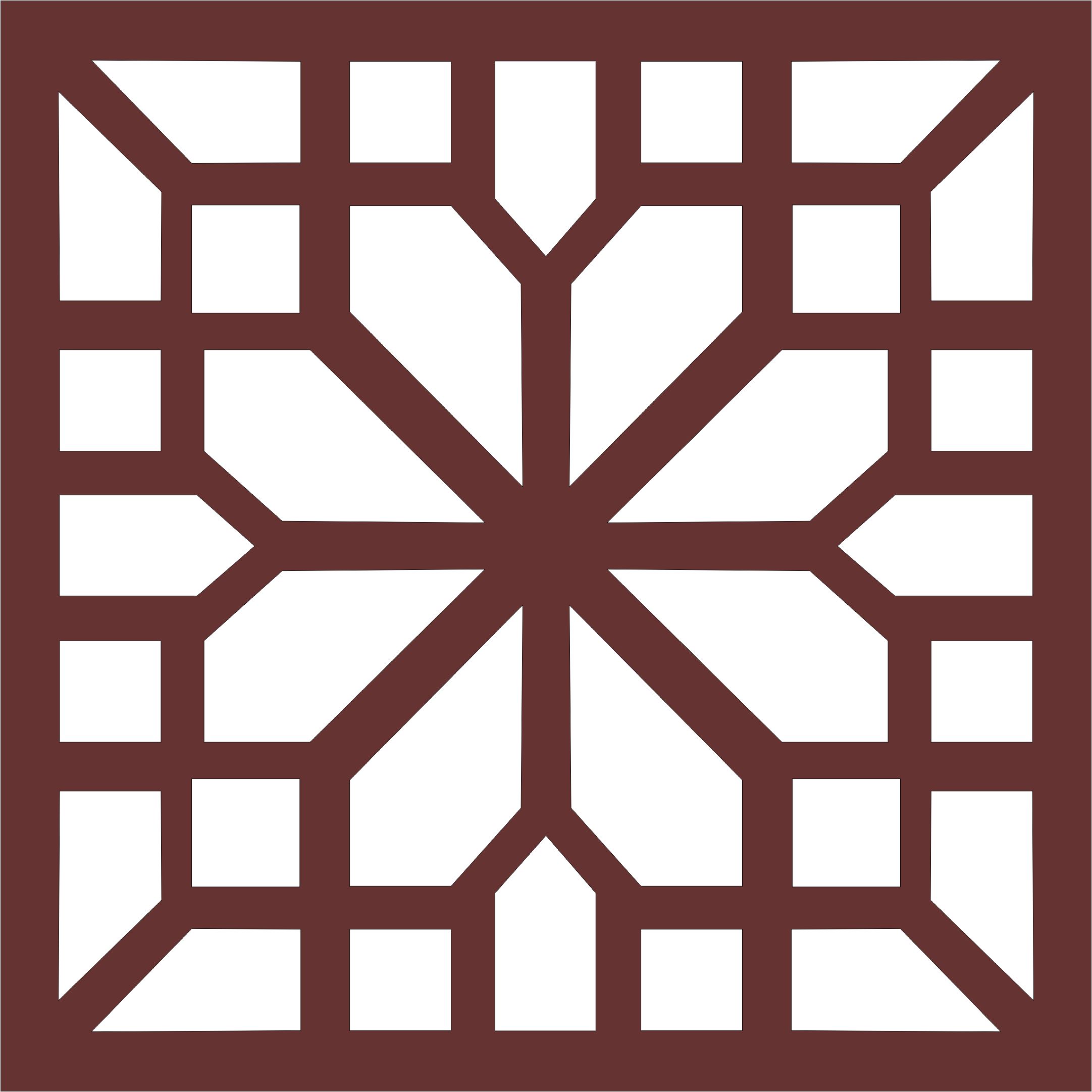 Window Seamless Grill Design For Laser Cut Free Vector File