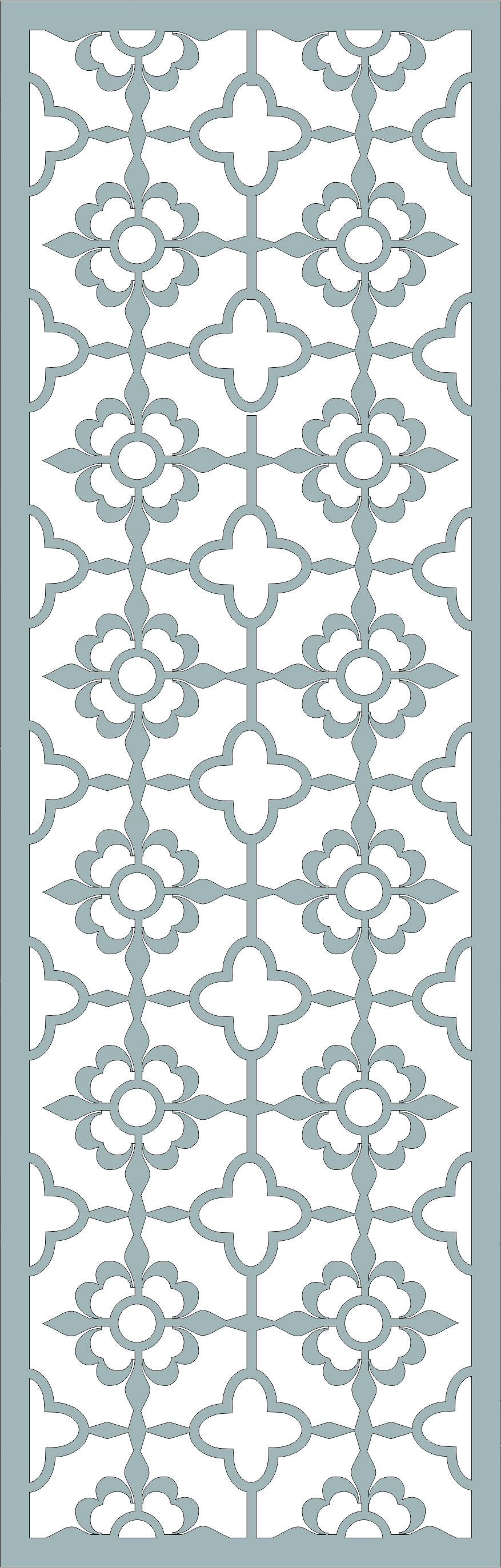 Window Seamless Lattice For Laser Cut Free Vector File