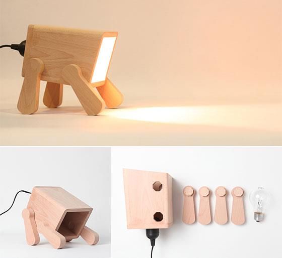 Wood Lamp Design Go Nature 9 Template Free DXF File