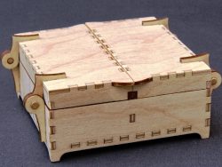 Wooden Box For Lasercut Cnc Free DXF File