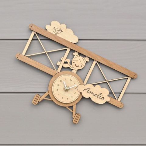 Wooden Clock Laser Cutting Cnc Free Vector File