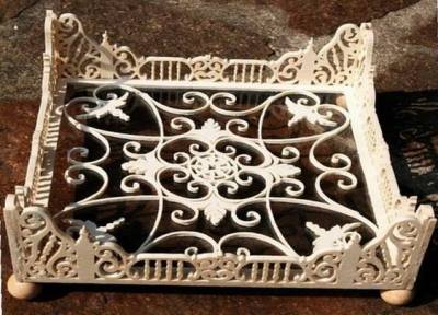 Wooden Decorative Frame Tray Stand For Laser Cutting Free Vector File