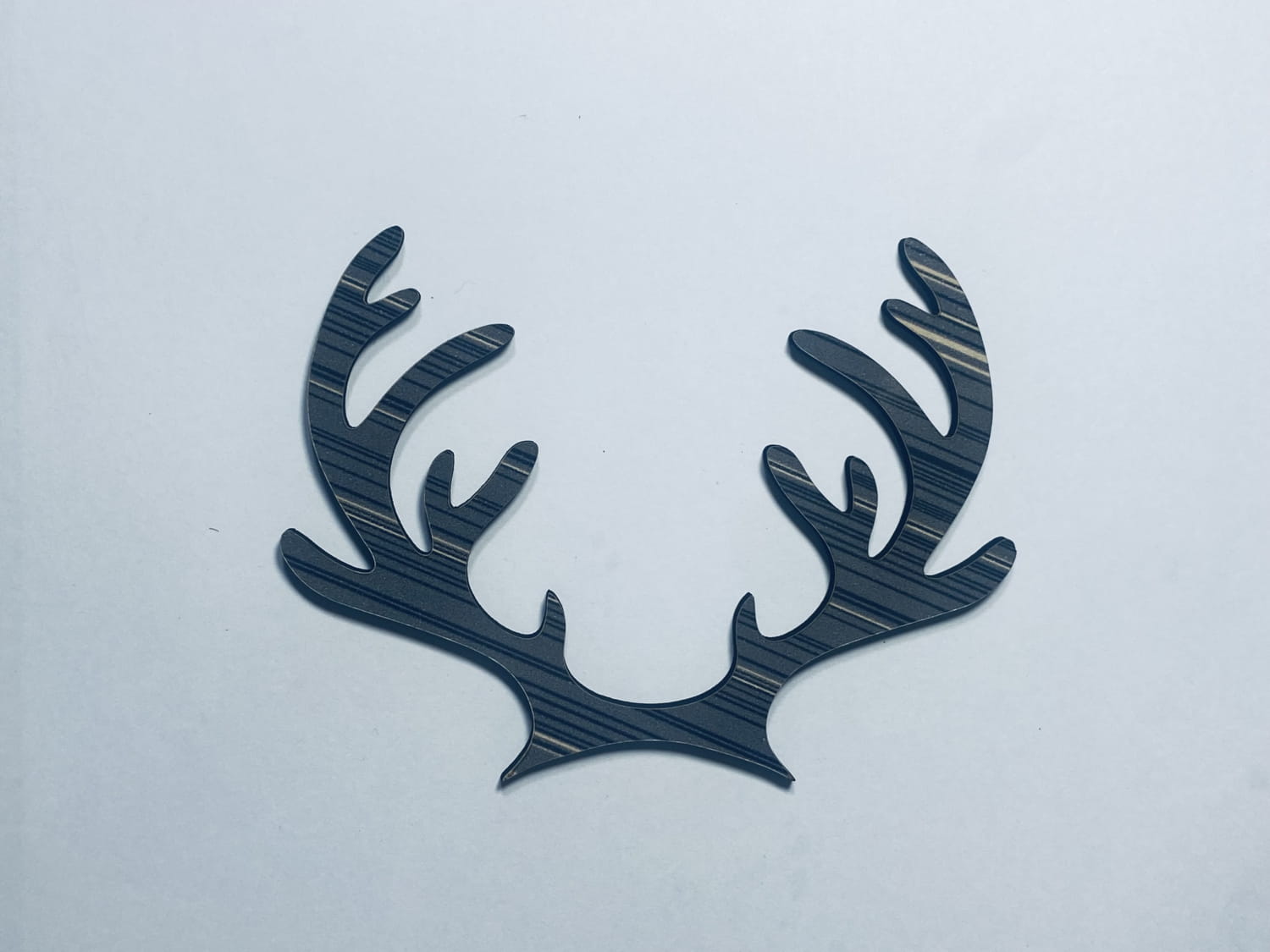 Wooden Reindeer Antlers Cutout Wood Reindeer Antlers Shape Laser Cut Free DXF File