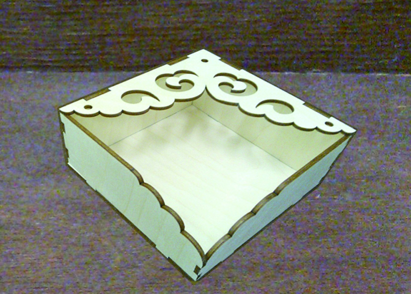 Wooden Tissue Paper Napkin Holder Model Laser Cutting Free Vector File