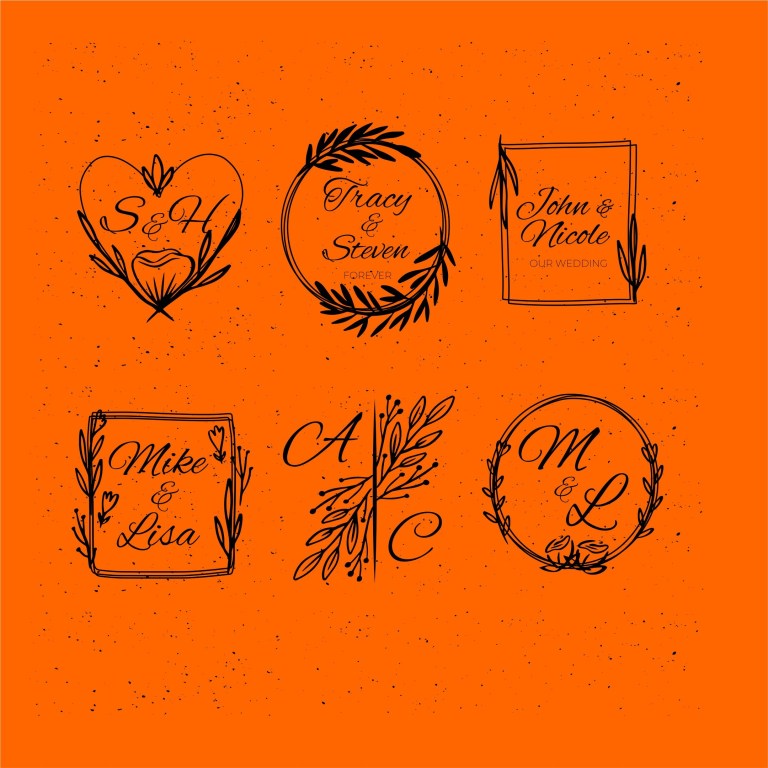 Wreaths With Leaves For Engraving Drawing Free Vector File